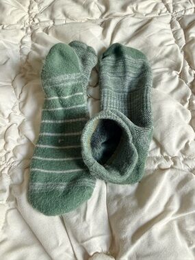 Ladies soft Low cut ankle Green athletic Socks